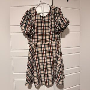 Ivy City Co Multicolor Plaid Women’s Dress